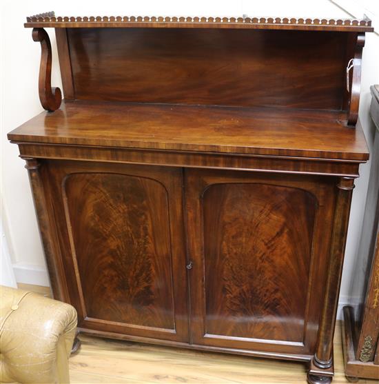 A mid Victorian chiffonier W.108cm